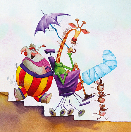 Wenskaart blic Marius van Dokkum - Mantelzorger - 12 x 12