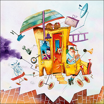 Wenskaart blic Marius van Dokkum – Opa Jan – 12 x 12