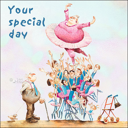 Wenskaart blic Marius van Dokkum - Your special day - 12 x 12