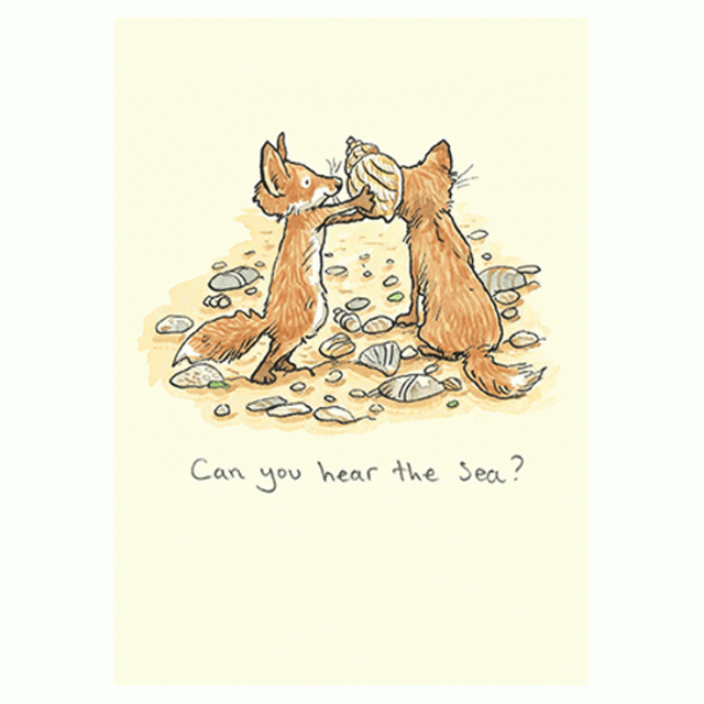 Wenskaart - Can you hear the sea?, Anita Jeram