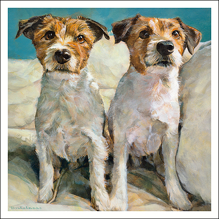 Wenskaart Dorus Brekelmans - Kenneth en James – 15 x 15