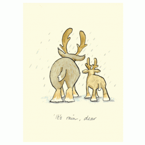 Wenskaart - It's rain, dear?, Anita Jeram