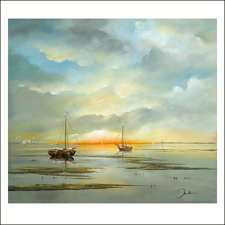 Wenskaart Jan Kooistra - Windstil - 15 x 15