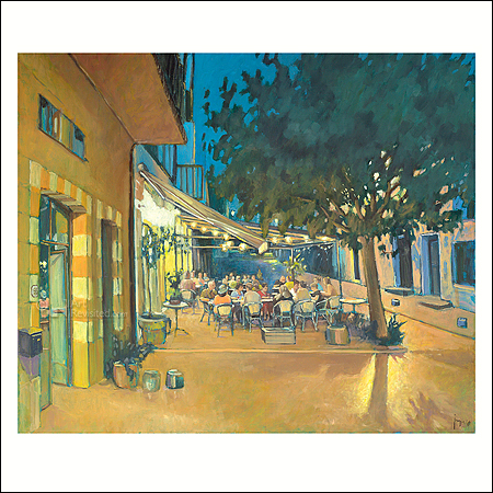 Wenskaart Jasper van Deutekom - Een warme avond - 15 x 15
