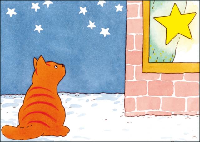 Wenskaart - Jet Boeke - Dikkie dik winter