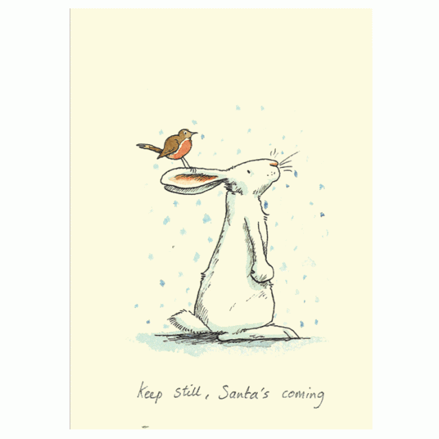 Wenskaart - Keep still, Santa's coming, Anita Jeram