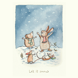 Wenskaart - Let it snow, Anita Jeram