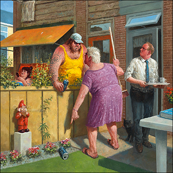 Wenskaart Marius van Dokkum - de druppel - 10x10