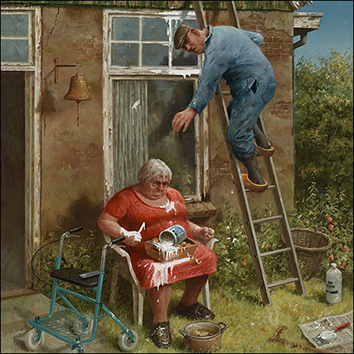 Wenskaart Marius van Dokkum - Doe-het-zelver - 10x10