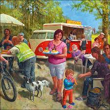 Wenskaart Marius van Dokkum – Foodtruck - 15 x 15