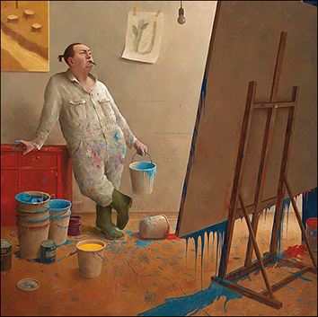 Wenskaart Marius van Dokkum - Het Expirement - 10 x 10