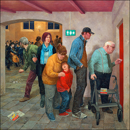 Wenskaart Marius van Dokkum – Pauze bijna voorbij - 15 x 15