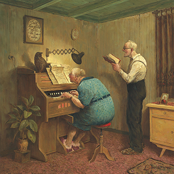 Wenskaart Marius van Dokkum - Zoals de ouden zongen - 10 x 10