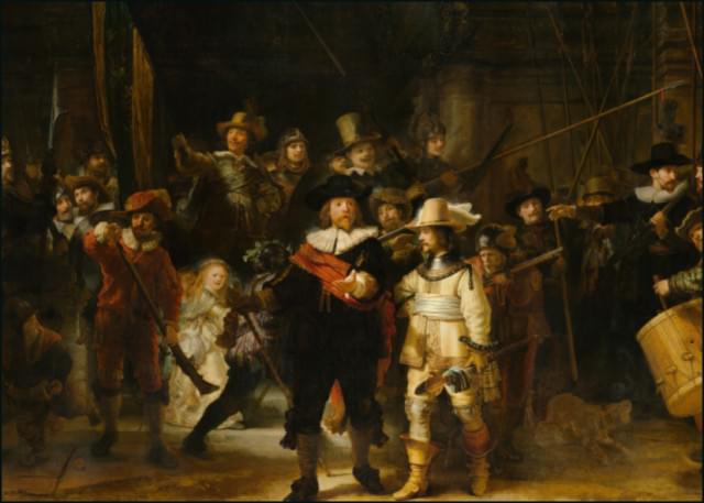 Wenskaart MC2781 De Nachtwacht, Rembrandt van Rijn