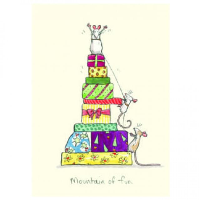 Wenskaart - mountains of fun, Anita Jeram
