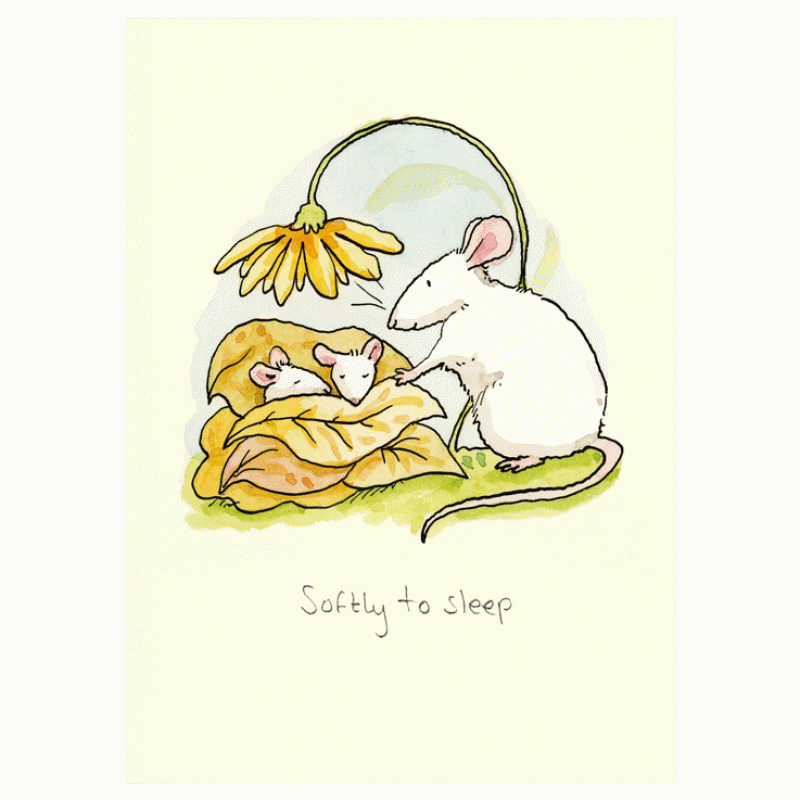 Wenskaart - Softly to sleep, Anita Jeram