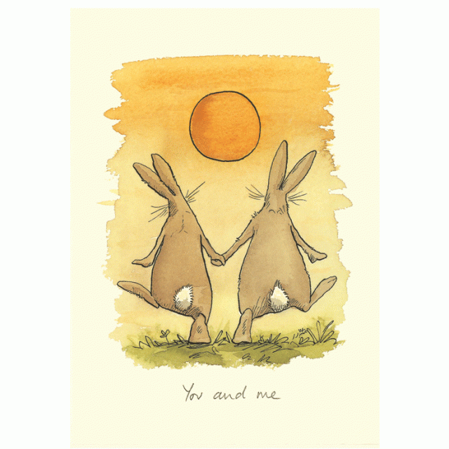 Wenskaart - You and me, Anita Jeram
