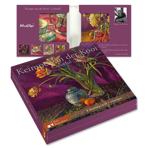 Wenskaartenset 8 kaarten - Keimpe van der Kooi – Colorful