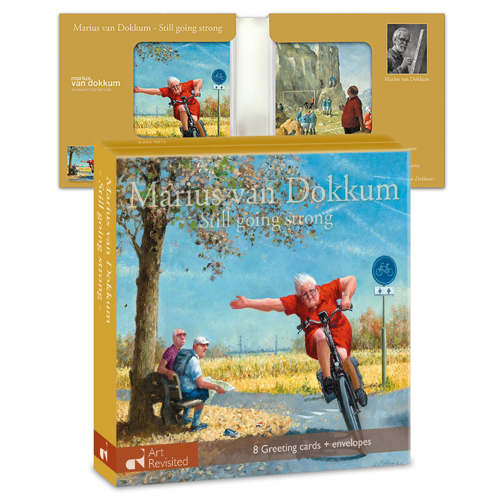 Wenskaartenset 8 kaarten - Marius van Dokkum – Still going strong
