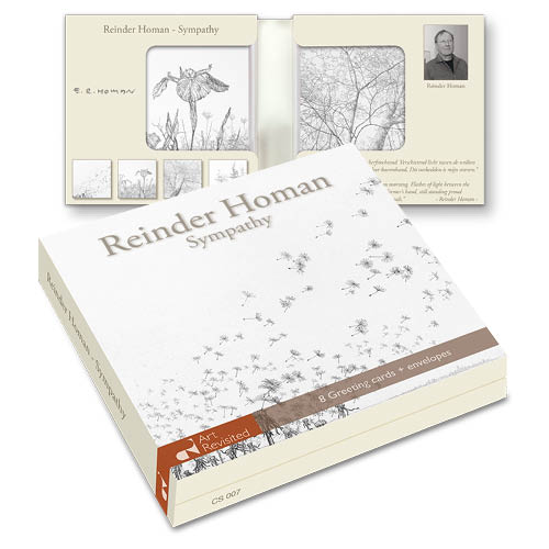 Wenskaartenset 8 kaarten - Reinder Homan – Sympathy