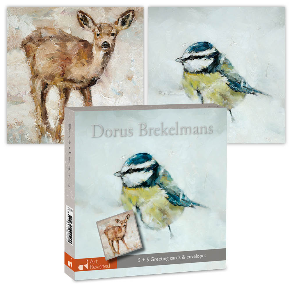 Wenskaartenset Dorus Brekelmans kerstkaart set 6