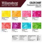 Williamsburg artist oil color - set fluorescent colors 8x22ml