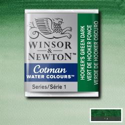 Winsor & Newton Cotman aquarelverf 1/2 napje - 312 hooker'sgroen donker
