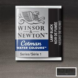 Winsor & Newton Cotman aquarelverf 1/2 napje - 337 lampzwart