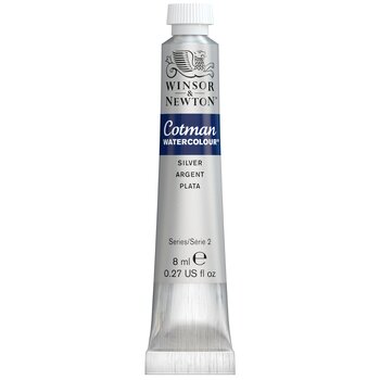 Winsor & Newton Cotman aquarelverf 8ml - 617 zilver