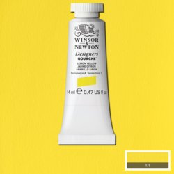 Winsor & Newton designers gouache S1 - 345 lemon yellow