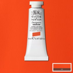 Winsor & Newton designers gouache S1 - 452 orange leek deep