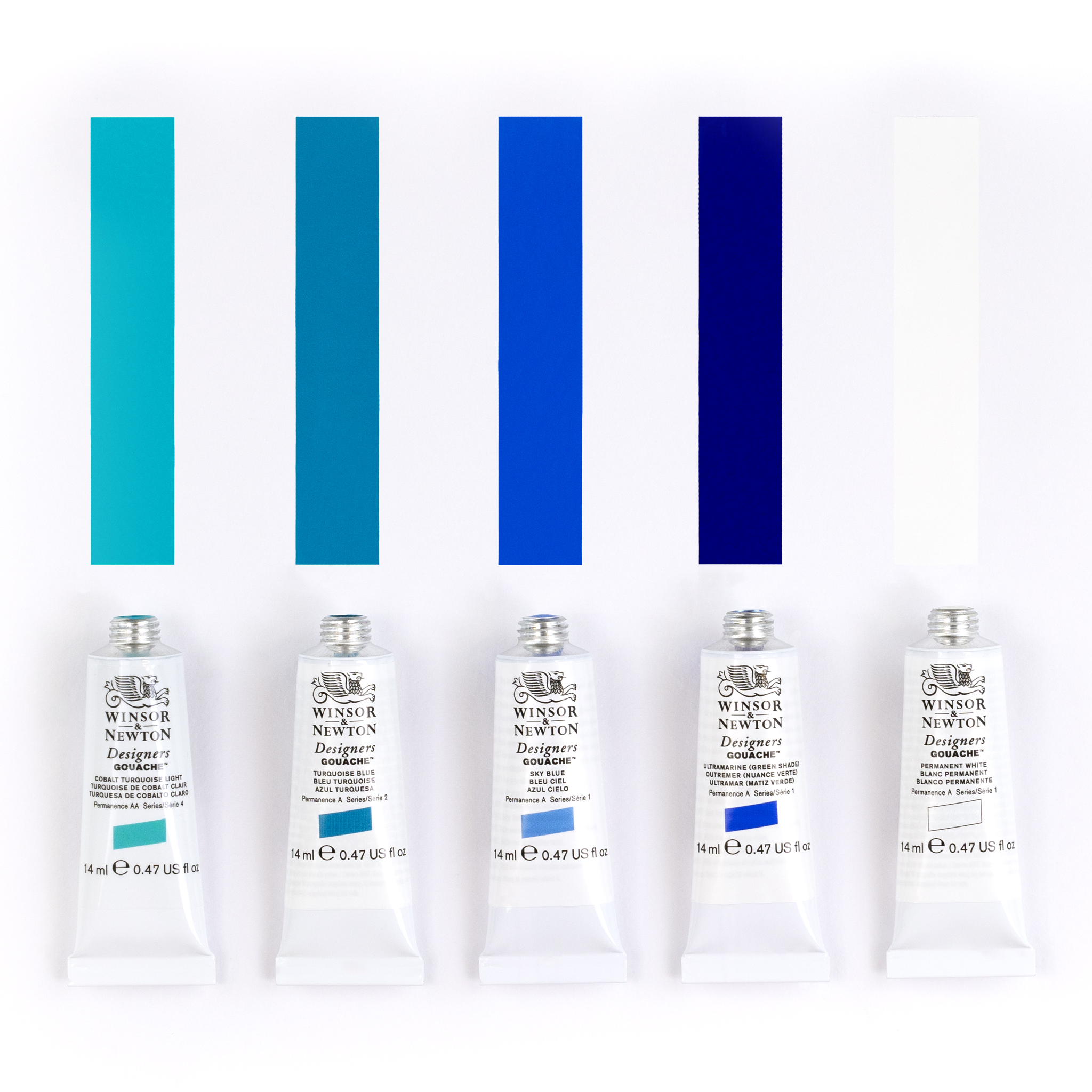 Winsor & Newton designers gouache - seascape set 5x14ml