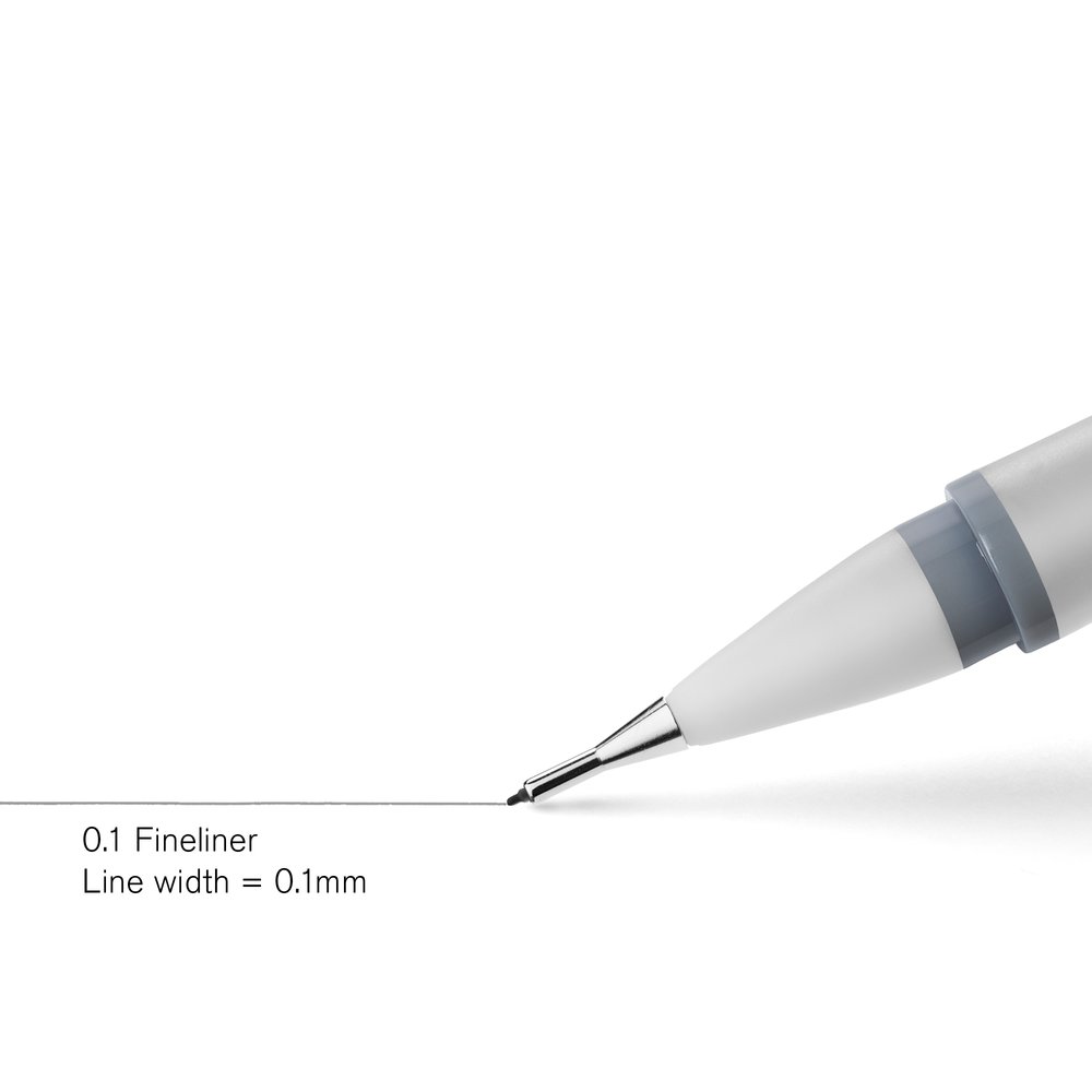 Winsor & Newton fineliner - 0.3 cool grey