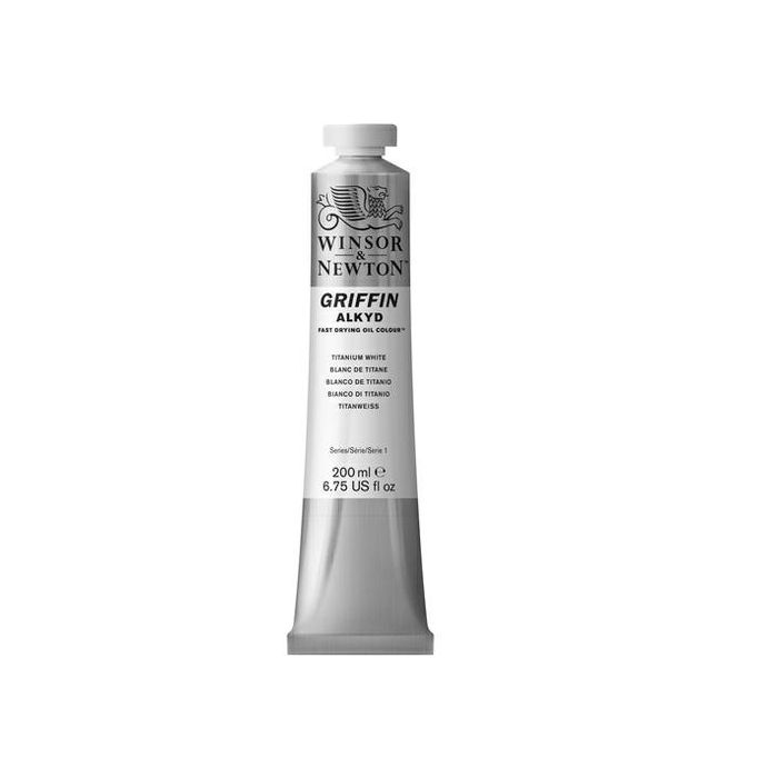 Winsor & Newton Griffin alkyd 200ml – 644 titanium white