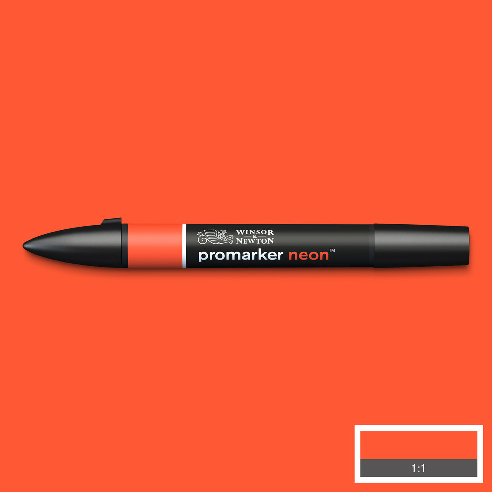 Winsor & Newton neonmarker – NNRD spark red