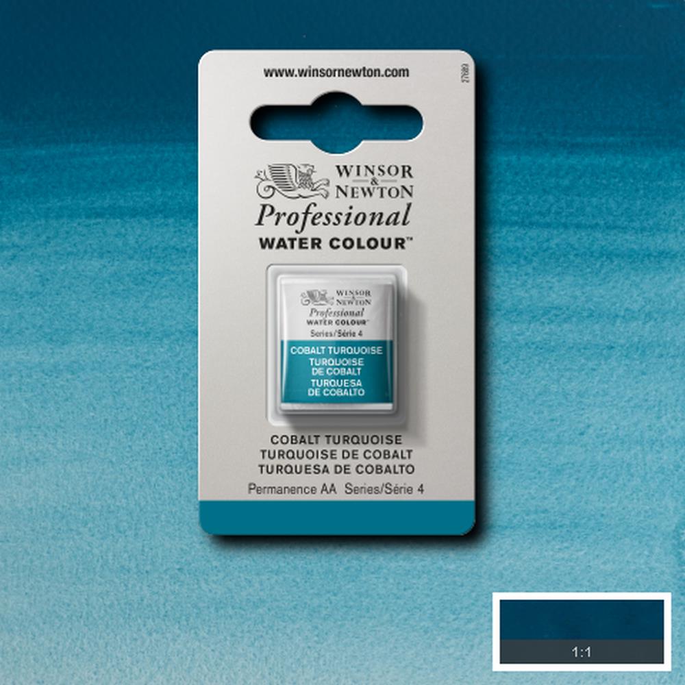 Winsor & Newton PWC 1/2 napje S4 - 190 cobalt turquoise