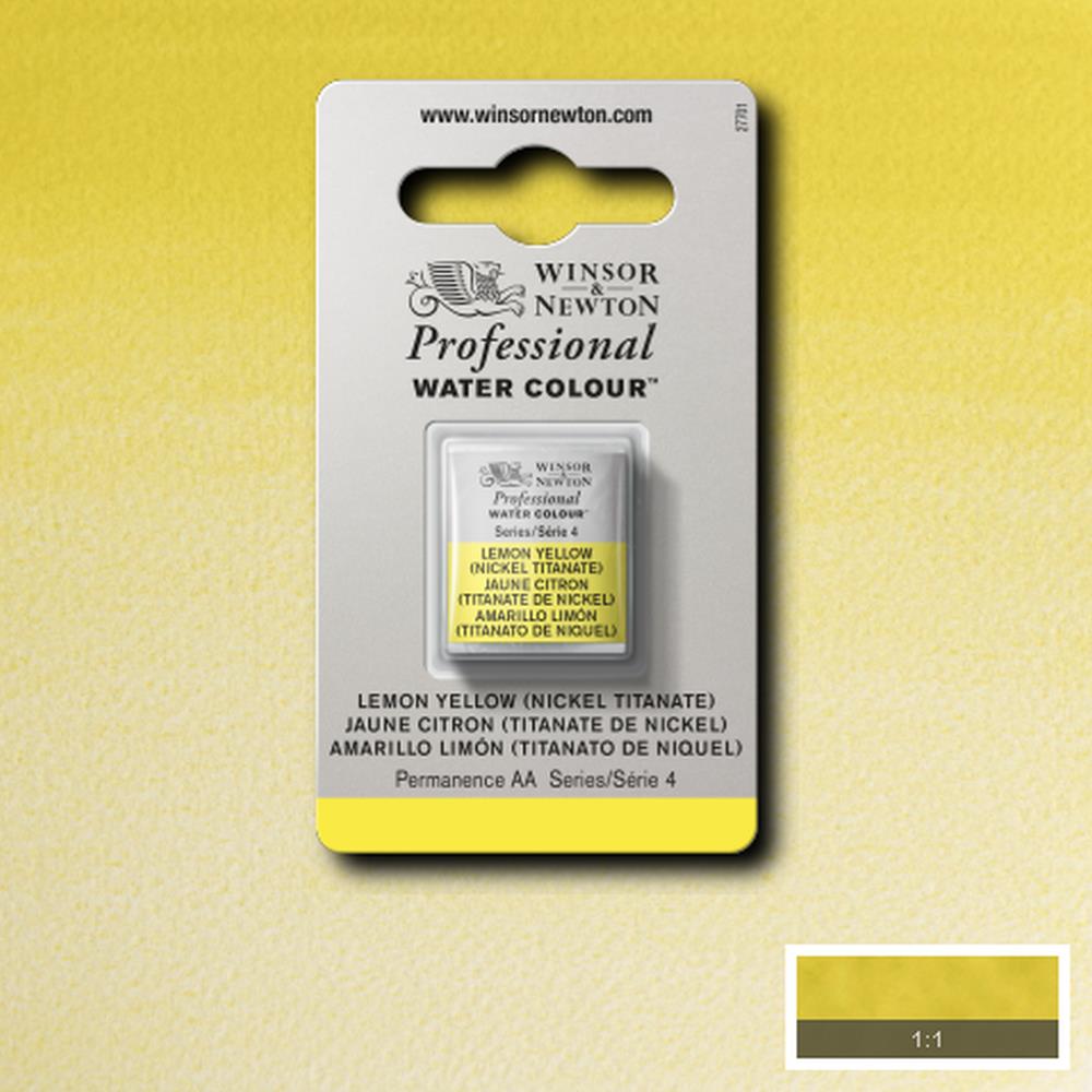 Winsor & Newton PWC 1/2 napje S4 - 347 lemon yellow (nickel titanate)