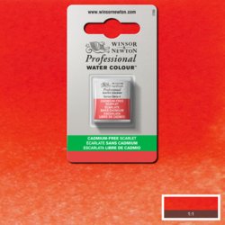 Winsor & Newton PWC 1/2 napje S4 - 903 cadmium free scarlet