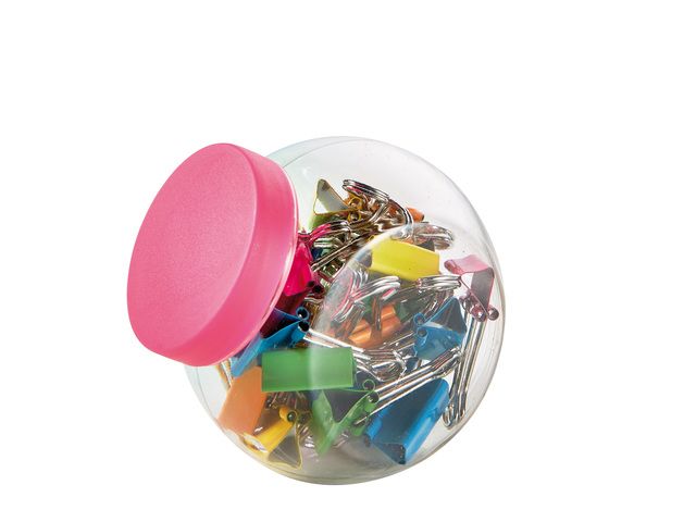 Alco papierklem 25x 19mm neon