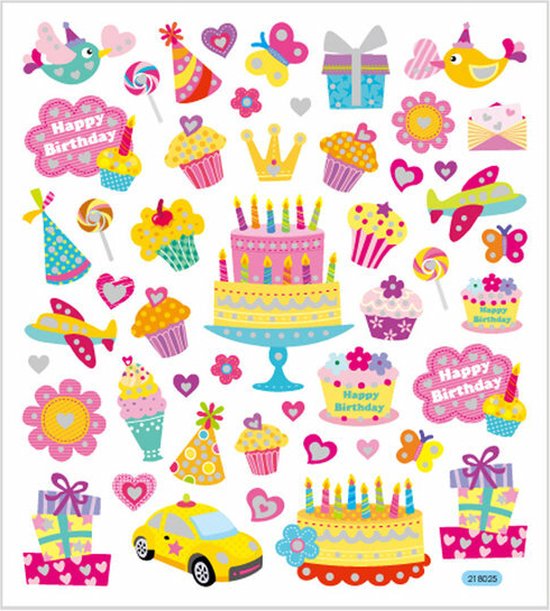 CCHobby stickers - birthday