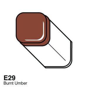Copic marker E29 burnt umber