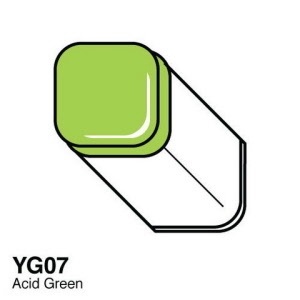 Copic marker YG07 acid green