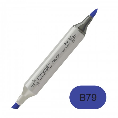 Copic sketch B79 iris