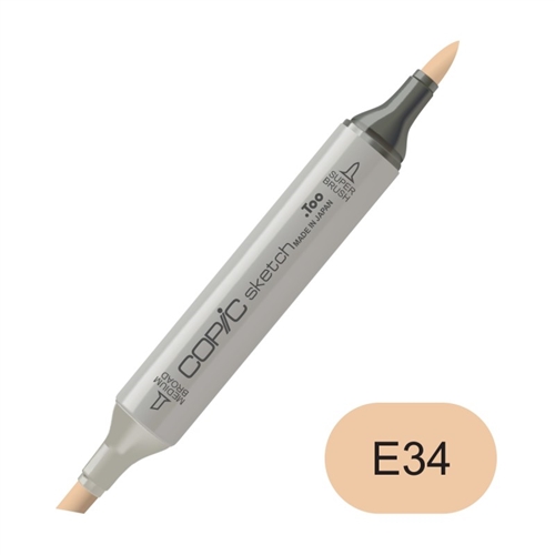 Copic sketch E34 toast