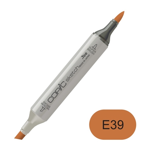 Copic sketch E39 leather