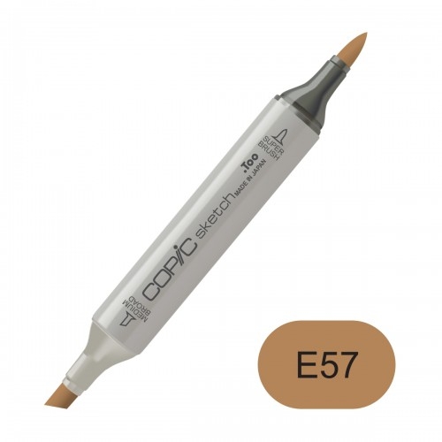 Copic sketch E57 light walnut