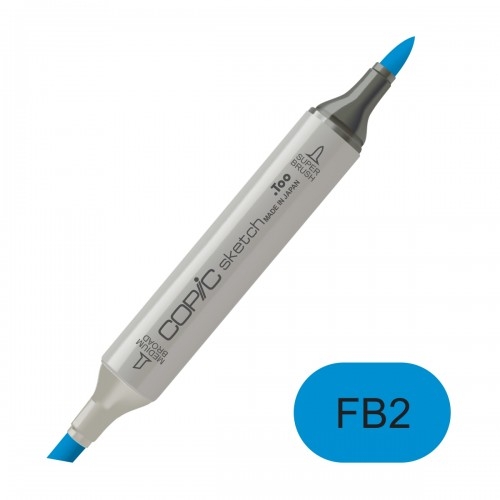 Copic sketch FB2 fluorescent dull blue