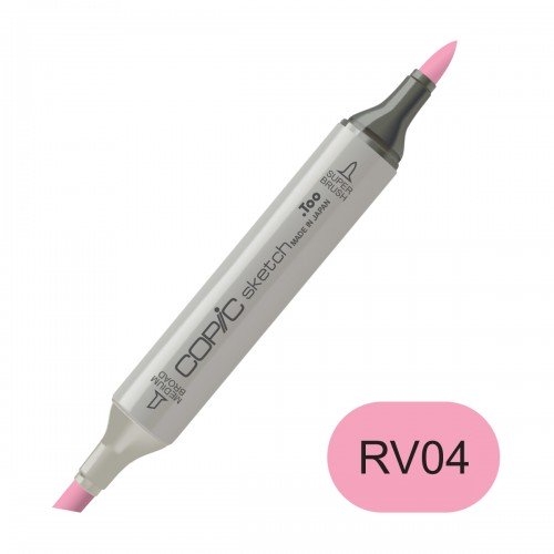 Copic sketch RV04 shock pink