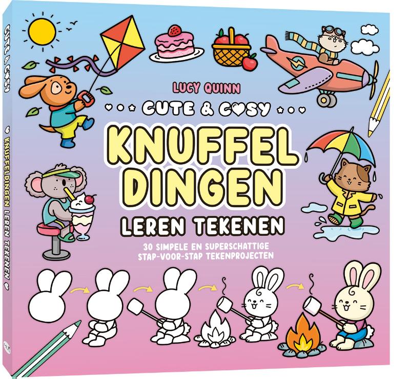 Cute & Cosy knuffel dingen leren tekenen