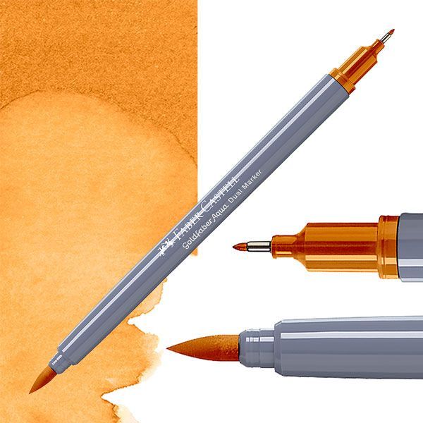Faber-Castell Goldfaber aqua dual markers - 183 light yellow ochre